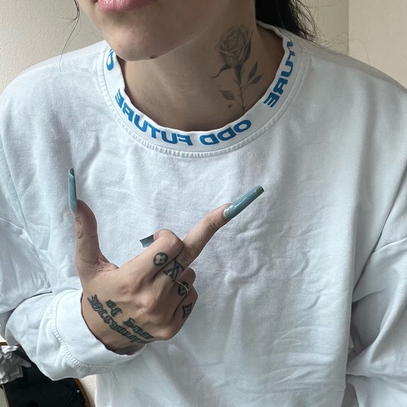Golf Wang Other - rare ODD FUTURE ribbed mock neck
long sleeve white t-shirt